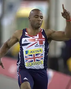 Mark Lewis-Francis, 2010 Vizeeuropameister, scheiterte diesmal im Halbfinale