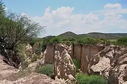 Landschaft in der Sierra Gorda im Municipio Cadereyta de Montes