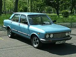 Fiat 132 mit 2,0-l-Motor, Vorderansicht (1977–1981)