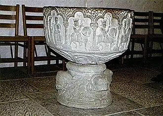 Das Taufbecken: Abreise der Könige