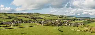 Abbotsbury, gesehen von der Kapelle St. Catherine