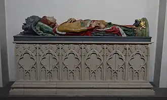 Hochgrab von Heinrich III. von Sayn (Reproduktion)