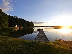 Abendstimmung am Tiefen Ziehst
