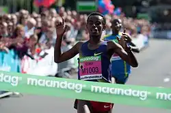 Abera Kuma kam auf den fünften Platz