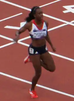 Abiodun Oyepitan Rang fünf in 23,42 s