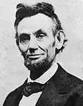Porträt Abraham Lincolns vom 10. April 1865 vor dessen Tod am 14. April 1865