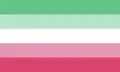 Abrosexual flag