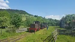 Betrieb im Bahnhof Abrud