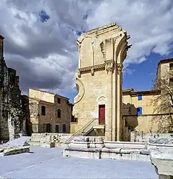 Treppenturm in der Nordwand der ehemaligen Oberkirche
