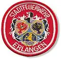 Aufnäher der Feuerwehr Erlangen