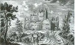 Kupferstich von Johann Caspar Ulinger nach einer Zeichnung von Johann Melchior Füssli (im Original noch etwas Text)