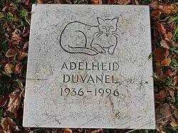 Adelheid Duvanel (1936–1996) Schriftstellerin und Malerin. Prominentengrabfeld auf dem Friedhof am Hörnli