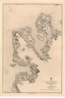 Gruinard Bay auf einer Seekarte von 1857
