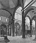 St. Lorenzo in Florenz, Illustration aus #Gnauth 1867.