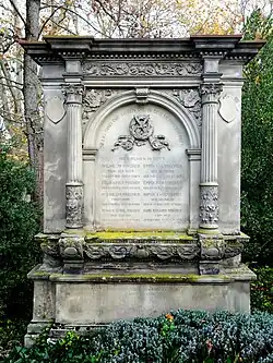 Adolf Lukas Vischer (1884–1974), Chefarzt am Altersheim des Bürgerspitals Basel. Redaktor und Schriftsteller. Jeanne Vischer-von Bonstetten (1897–1970) Familiengrab: Vischer-Bilfinger-Heussler-Speiser-von Bonstetten-Staehelin. Grab auf dem Friedhof Wolfgottesacker, Basel