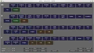 Screenshot von Aeolus 0.8.1