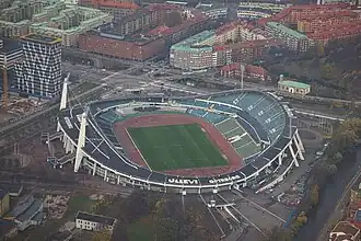 Luftbild des Ullevi (2013)