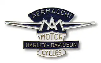 Eines der Logos, die Aermacchi-Harley-Davidson verwendete