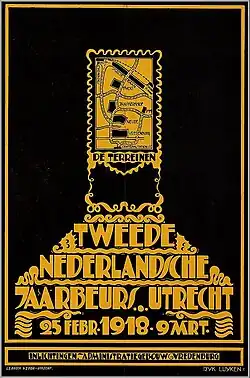 Plakat anlässlich der zweiten Jaarbeurs 1918