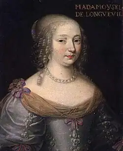 Charles Beaubrun: Marie d'Orléans, Mademoiselle de Longueville als junges Mädchen, ca. 1640