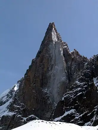 Die Drus gesehen vom Mer de Glace