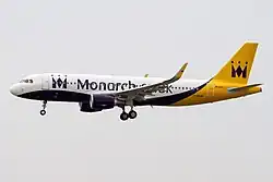 Airbus A320-200 der Monarch Airlines