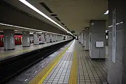 Ansicht des Bahnsteige (Gleis 2/3)