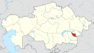 Lage in Kasachstan