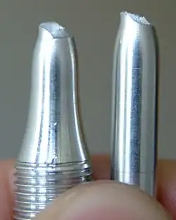 Duktiler Bruch einer AlMgSi-Legierung