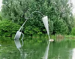 Brunnen im Perlachsee