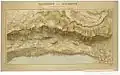 Die Albiskette auf einer Karte von 1889
