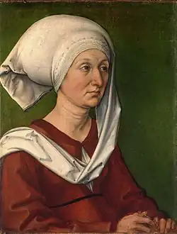 Porträt Barbara Dürers (1490/93), Germanisches Nationalmuseum, Nürnberg[2]