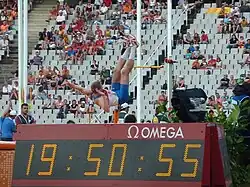 Alexei Dmitrik geteilter Rang dreizehn mit 2,17 m