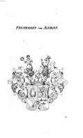 Freiherrenwappen derer von Alemann bei Tyroff