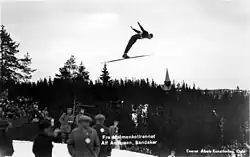 Alf Andersen um 1935 am Holmenkollen