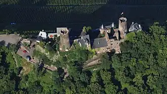 Burg Thurant aus östlicher Sicht