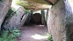 Allée couverte de Kerbannalec - Innenraum