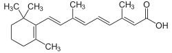 Strukturformel von Tretinoin