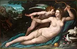 Venus und Cupid, von Alessandro Allori, um 1570