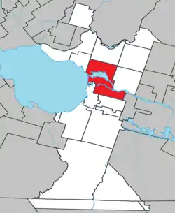 Lage in der MRC Lac-Saint-Jean-Est