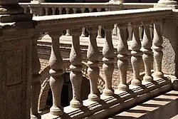 Balustrade im Obergeschoss