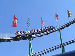 Lifthill der Alpina Bahn mit Kardan-Reibradantrieb