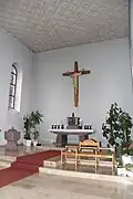 Altarraum der Kirche Mariä Geburt in Winkels