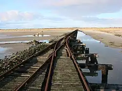 Gleisreste des Zubringergleises