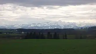 Alterswilen, im Hintergrund Säntis