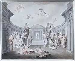 Der Oeser'sche Bühnenvorhang