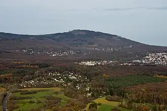 Blick vom Großen Mannstein nach Norden zum Altkönig