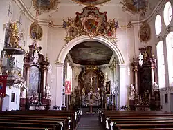 Schloss- und Pfarrkirche St. Michael, Inneres