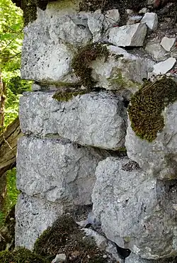 Bild 8: Steinquader der Südostecke