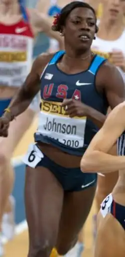 Alysia Montaño, frühere Alysia Johnson – Rang sieben in 2:09,57 min